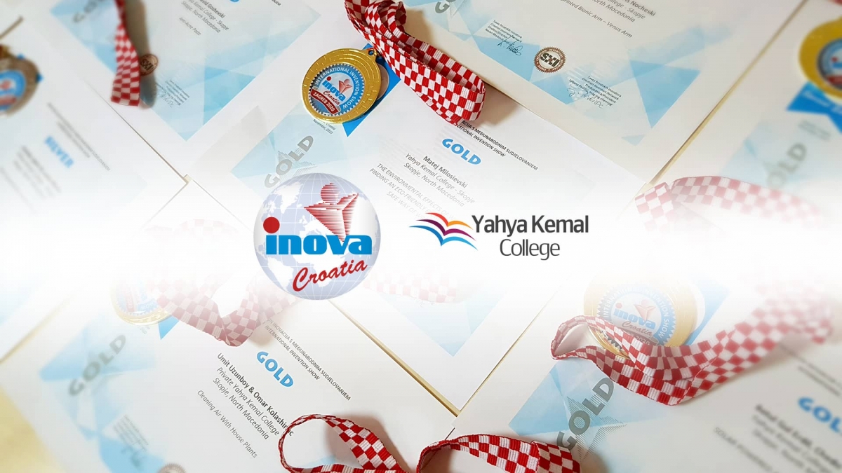 Yahya Kemal students got 26 more medals in Croatia-Inova 2020
