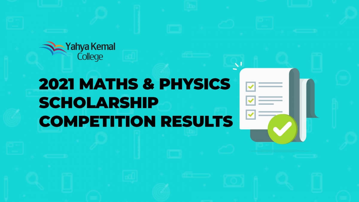 2021 Maths &amp; Physics Scholarship Competition Results