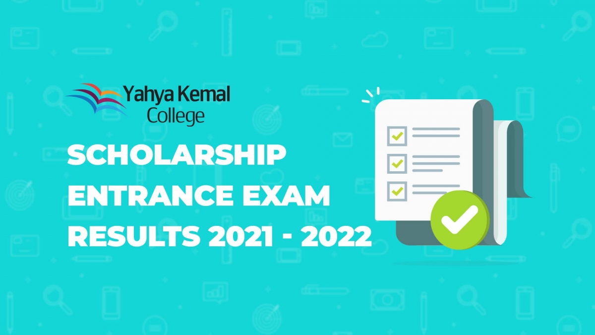 Yahya Kemal College - Scholarship Entrance Exam Results 2021 - 2022