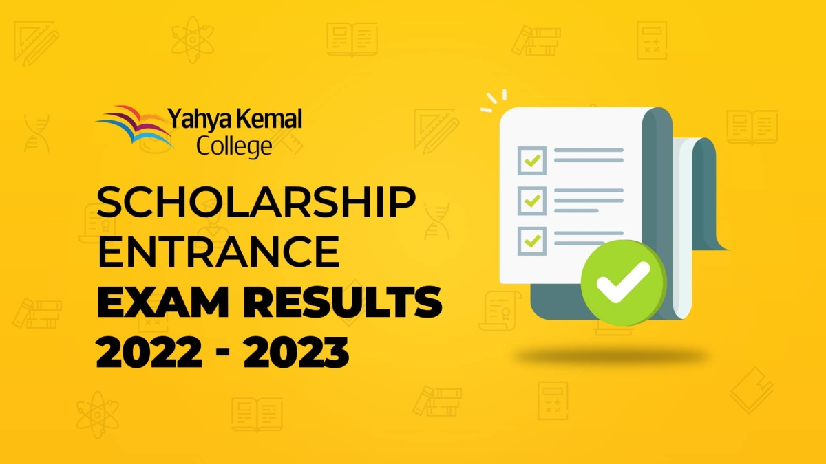 Yahya Kemal College - Scholarship Entrance Exam Results 2022 - 2023